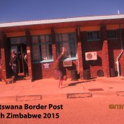 2015 Botswana Border Post w Zimbabwe